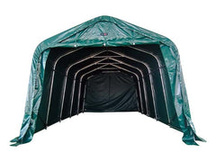 3,3x6m Garaj tip Cort PVC 450 g/m²- verde - pentru Masini Motociclete Biciclete