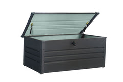 Cutie / Ladă depozitare pentru grădină metalică 600 L PB03BT-BD - 70 x 165 x 62 cm antracit