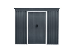 Magazie de gradina depozitare LL YF48 - 2,4m³ - 110 x 217 x 174 cm antracit