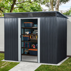 Magazie de gradina depozitare XL PS68 - 4m³ - 174 x 238 x 196 cm antracit