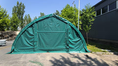 6x6 m Hala Semirotunda GOTICA - 36m2 - verde