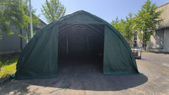 6x6 m Hala Semirotunda GOTICA - 36m2 - verde