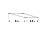 3x2m Cadru baza cort ECONOMY