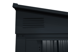 Magazie de gradina depozitare M XD406 - 1,7m³ - 185 x 103 x 190 cm antracit