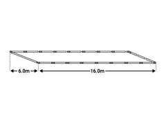 6x16m Cadru baza cort ECONOMY