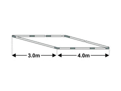 3x4m Cadru baza cort ECONOMY