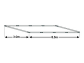 3x8m Cadru baza cort ECONOMY