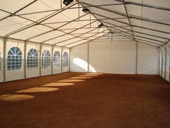 10X20m Cort Evenimente PROFESSIONAL XXL, PVC alb
