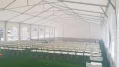 10X20m Cort Evenimente PROFESSIONAL XXL, PVC alb