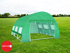 3x3 m Solar de gradina 9 mp, teava galvanizata