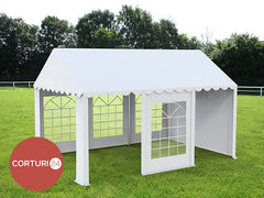 3x6 m Cort PE 260, alb