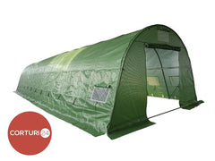 4x12 m Solar de gradina 48 mp, teava galvanizata