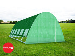 4x4 m Solar de gradina 16 mp, teava galvanizata