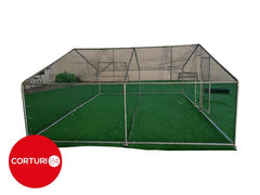 4x6 m Cotet / Tarc pasari din otel galvanizat