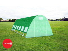 4x7 m Solar de gradina 28 mp, teava galvanizata