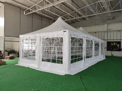 4x8 m Pagoda ECONOMY PVC 500, alb