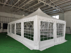 4x8 m Pagoda ECONOMY PVC 500, alb