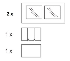 5x5 m Pavilion Pliabil Professional Aluminiu 50 mm, cu ferestre panoramice, PVC 620 gr /m2, alb, ignifug
