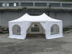 8,9x6,5m Pagoda 350 g/m2 PVC, alb