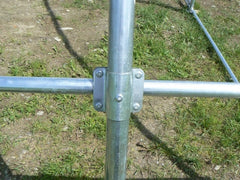 8x8 m Solar de gradina 64 mp, teava galvanizata