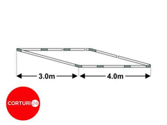 Cadru baza cort 3x4m