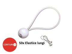 Set 50 intinzatoare elastice lungi