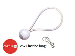 Set 25 intinzatoare elastice lungi