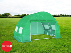 3x2 m Solar de gradina 6 mp, teava galvanizata