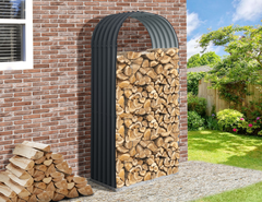 Magazie depozitare lemne WST1 - 0,8m³ - 103 x 40 x 200 cm antracit