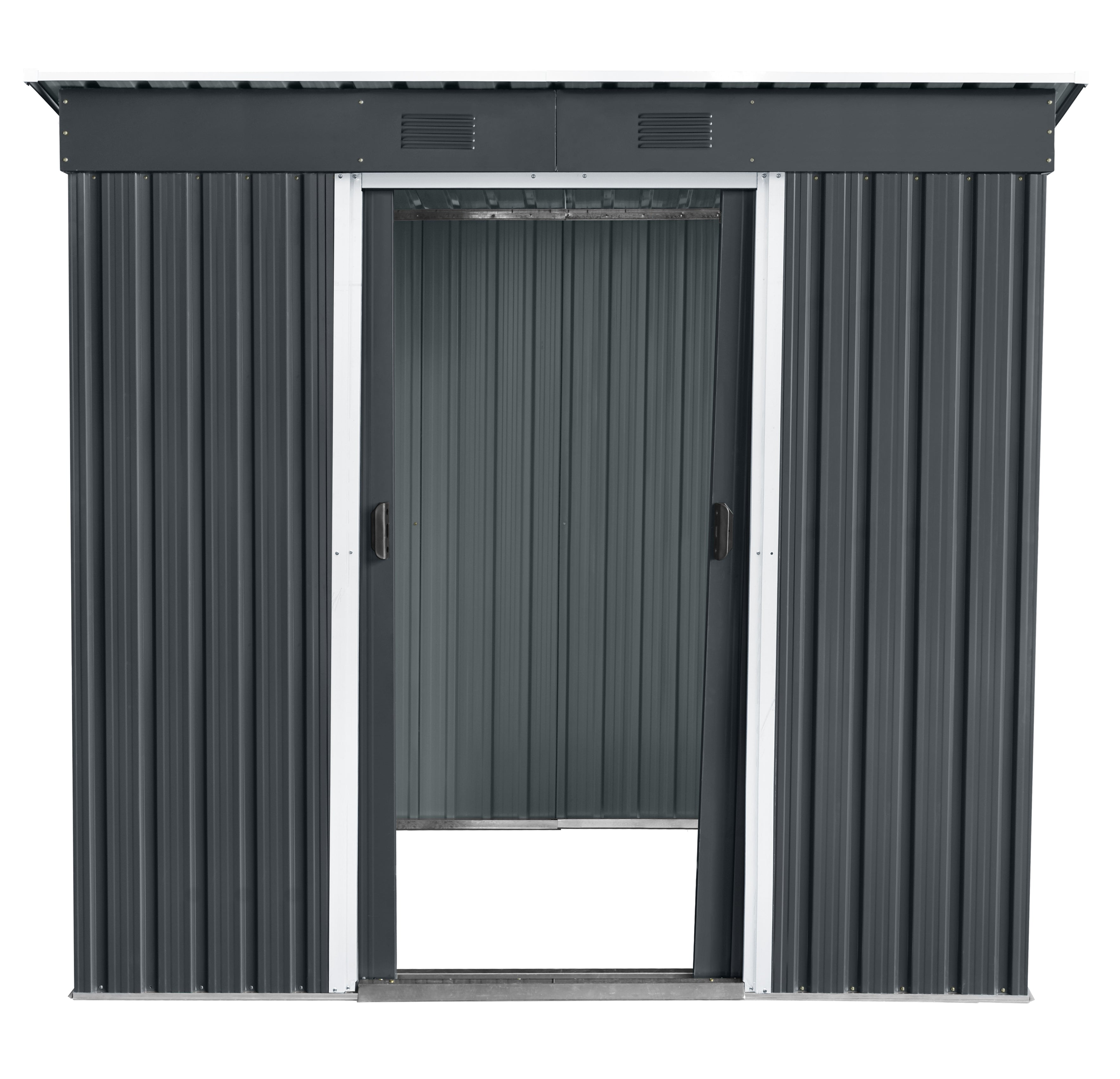 Magazie de gradina depozitare XL YF67 - 4,2m³ - 131 x 236 x 190 cm antracit