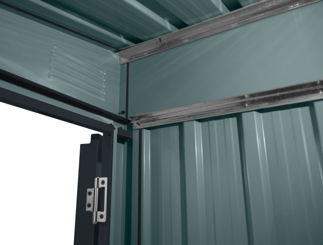 Magazie de gradina depozitare M XD406 - 1,7m³ - 185 x 103 x 190 cm antracit
