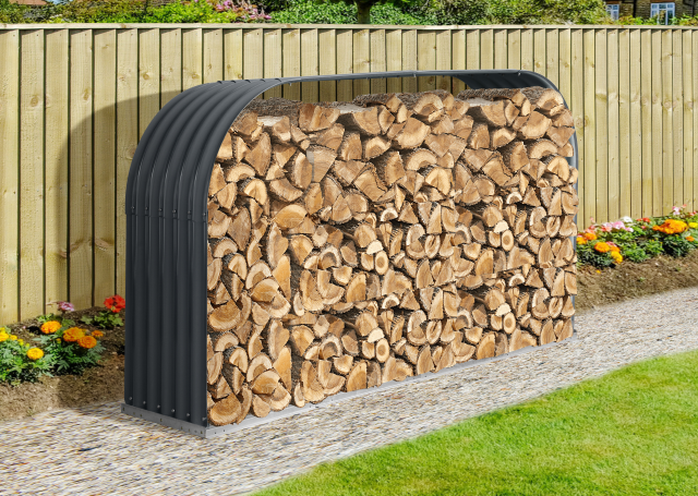 Magazie depozitare lemne WST2 - 0,95m³ - 212 x 40 x 111 cm antracit