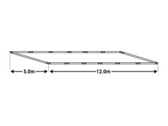 5x12m Cadru baza cort ECONOMY