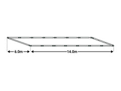 6x14m Cadru baza cort ECONOMY