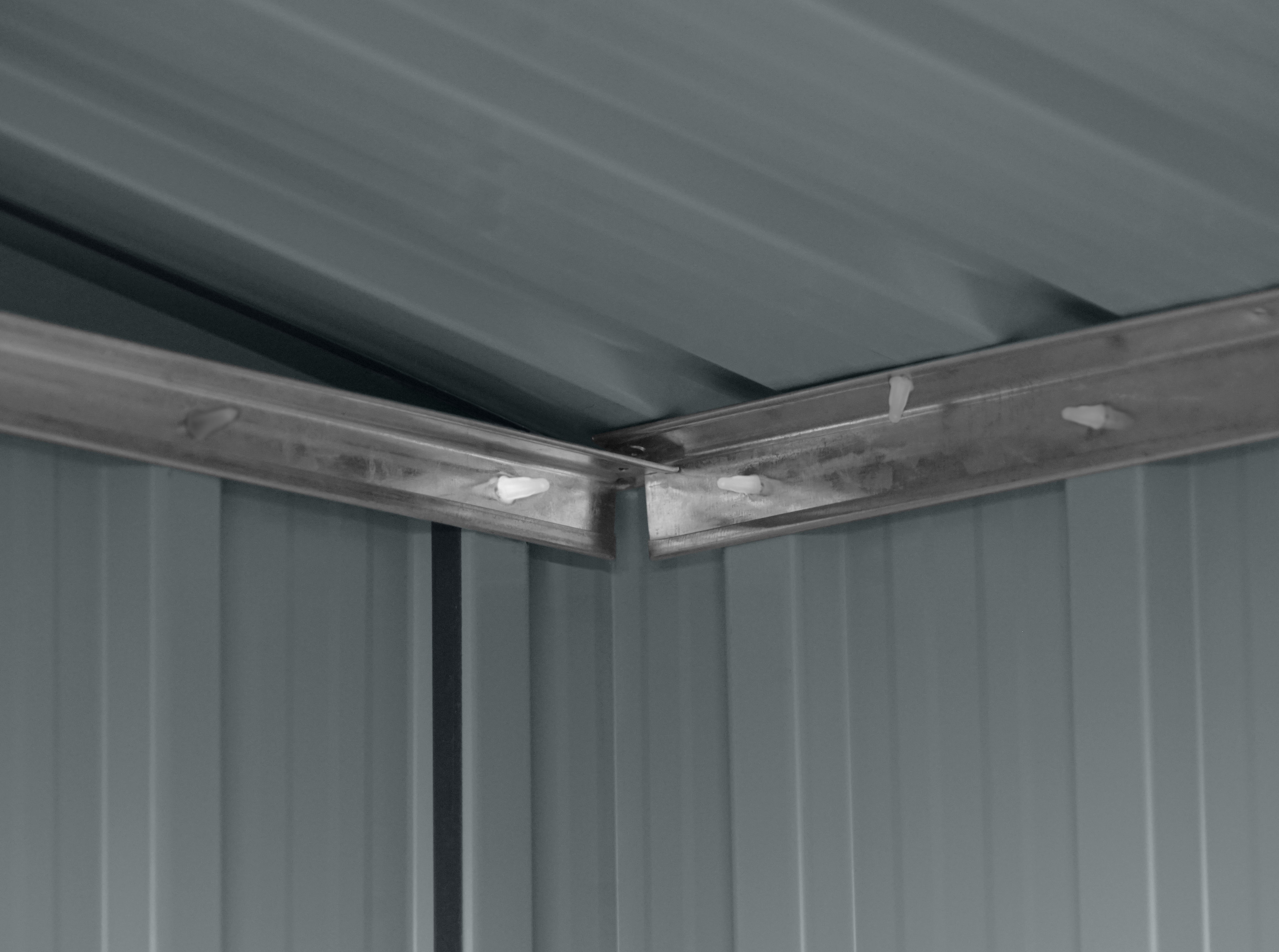 Magazie de gradina depozitare XL YF67 - 4,2m³ - 131 x 236 x 190 cm antracit