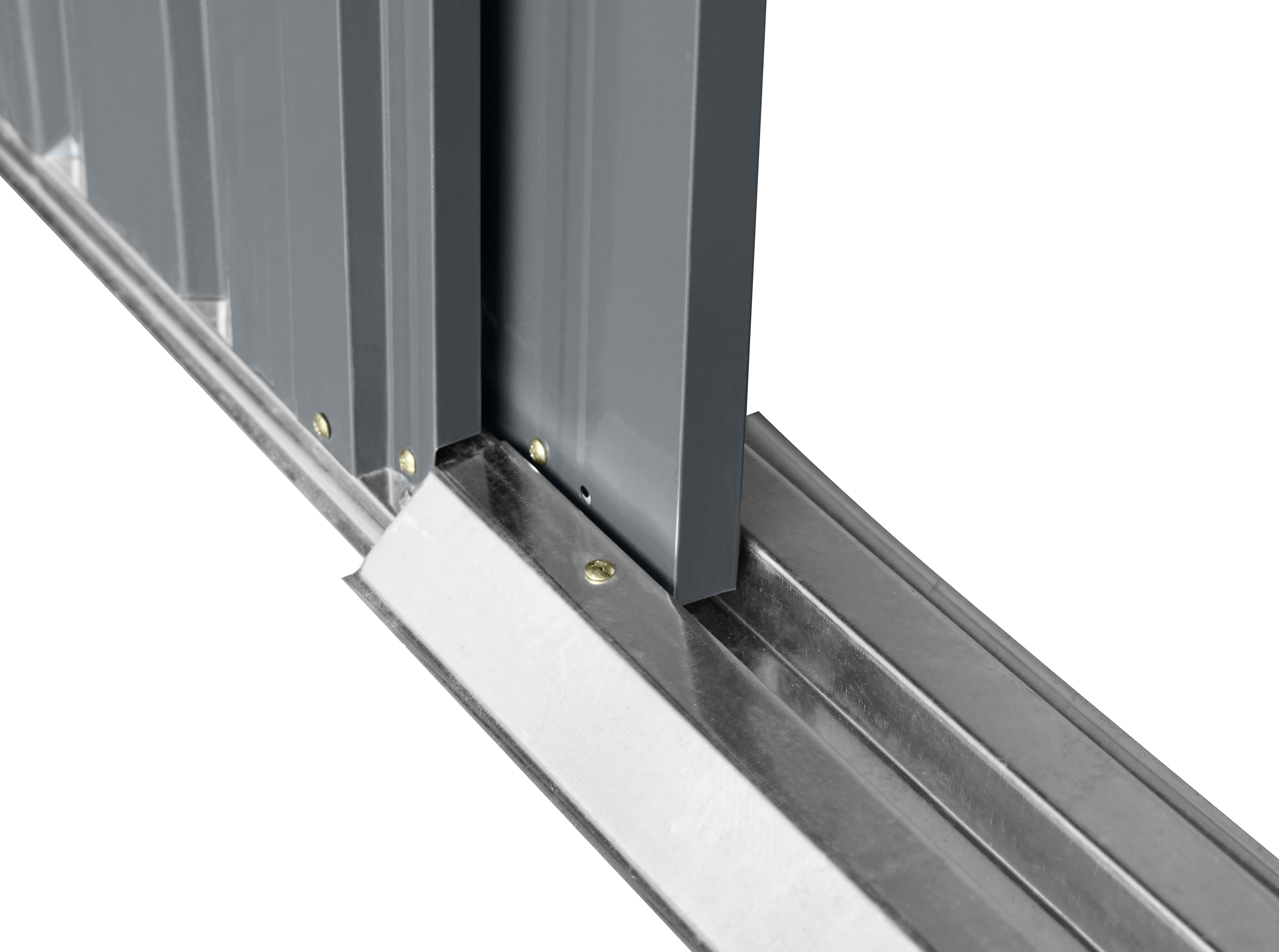 Magazie de gradina depozitare XL YF67 - 4,2m³ - 131 x 236 x 190 cm antracit