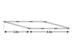 3x6m Cadru baza cort ECONOMY