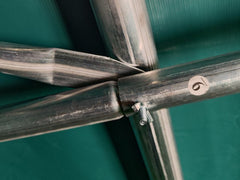 4x8m Garaj tip Cort PVC 550 g/m²- verde - pentru Masini Motociclete Remorca