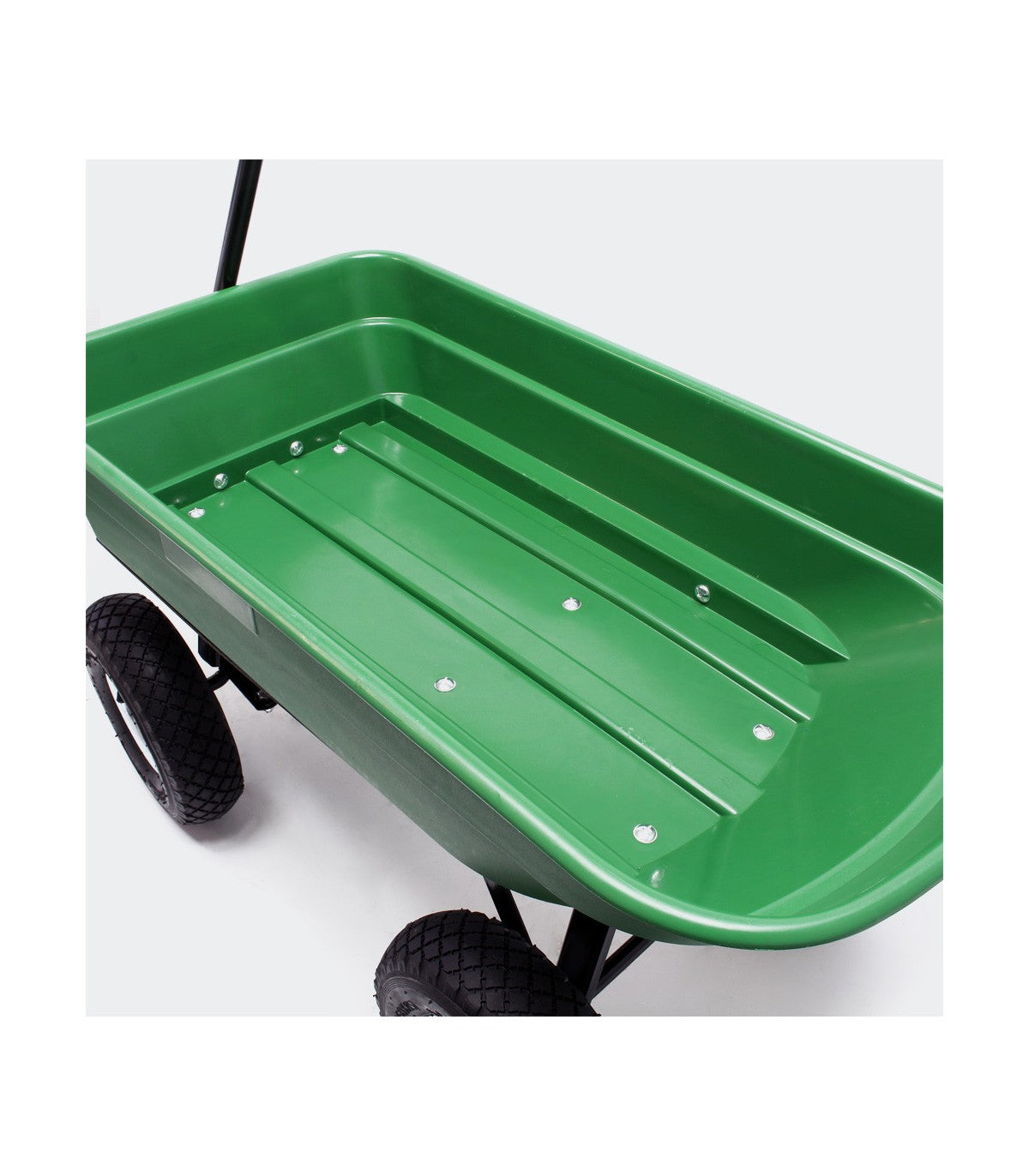 CARUCIOR DE GRADINA SI CURTE, CUVA BASCULANTA, 75 L, VERDE, GC-018