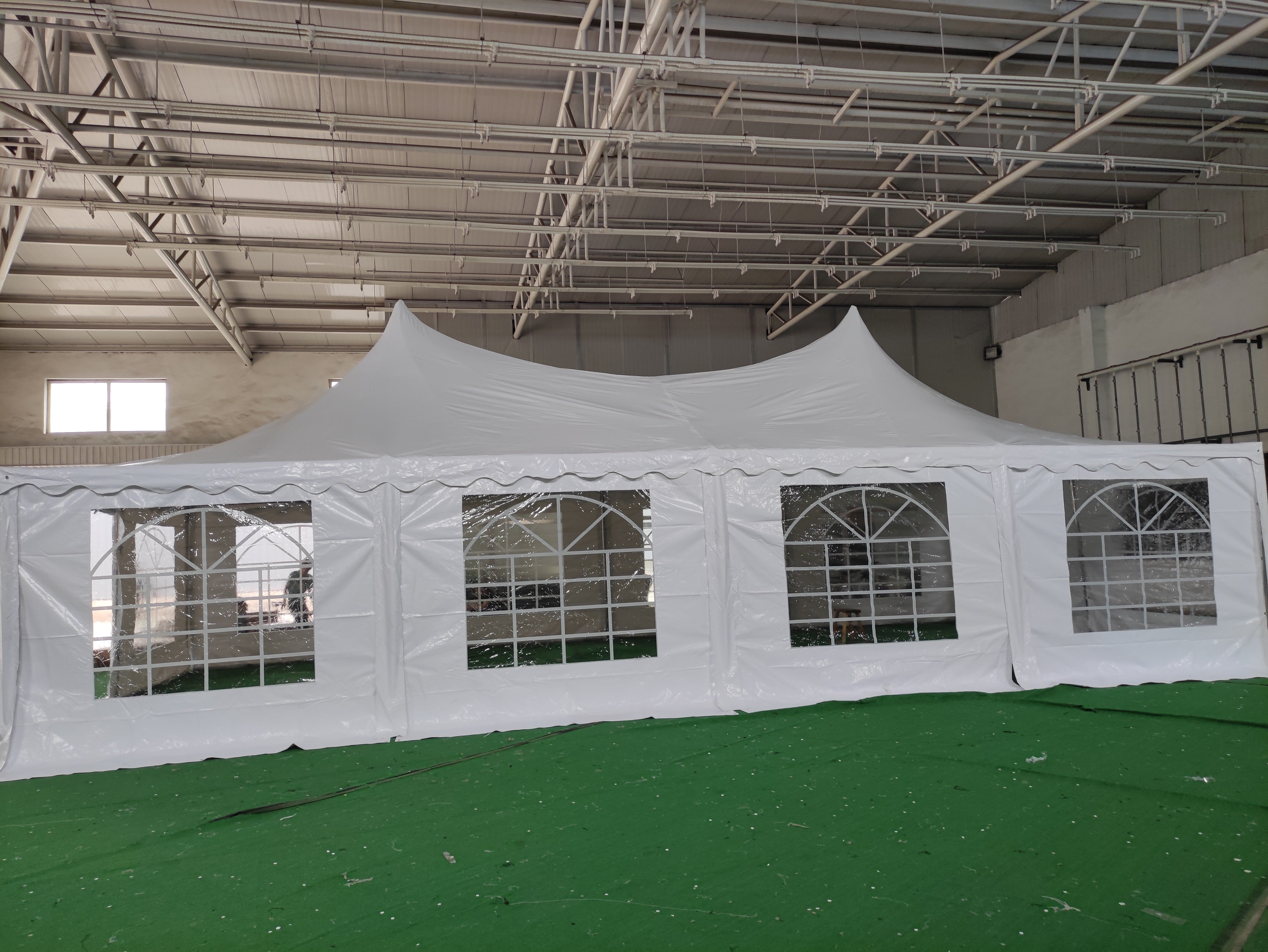 5x10 m Pagoda ECONOMY PVC 500, alb