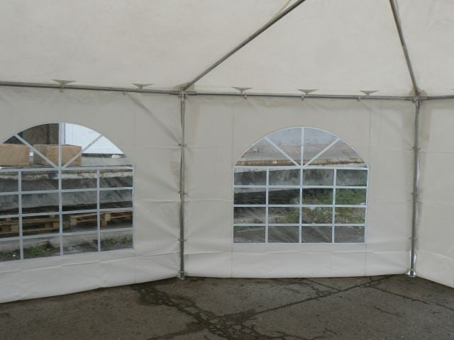 6,8x5m Pagoda 350 g/m2 PVC, alb