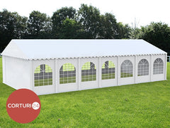6X14 m Cort Evenimente PROFESSIONAL XXL, PVC alb